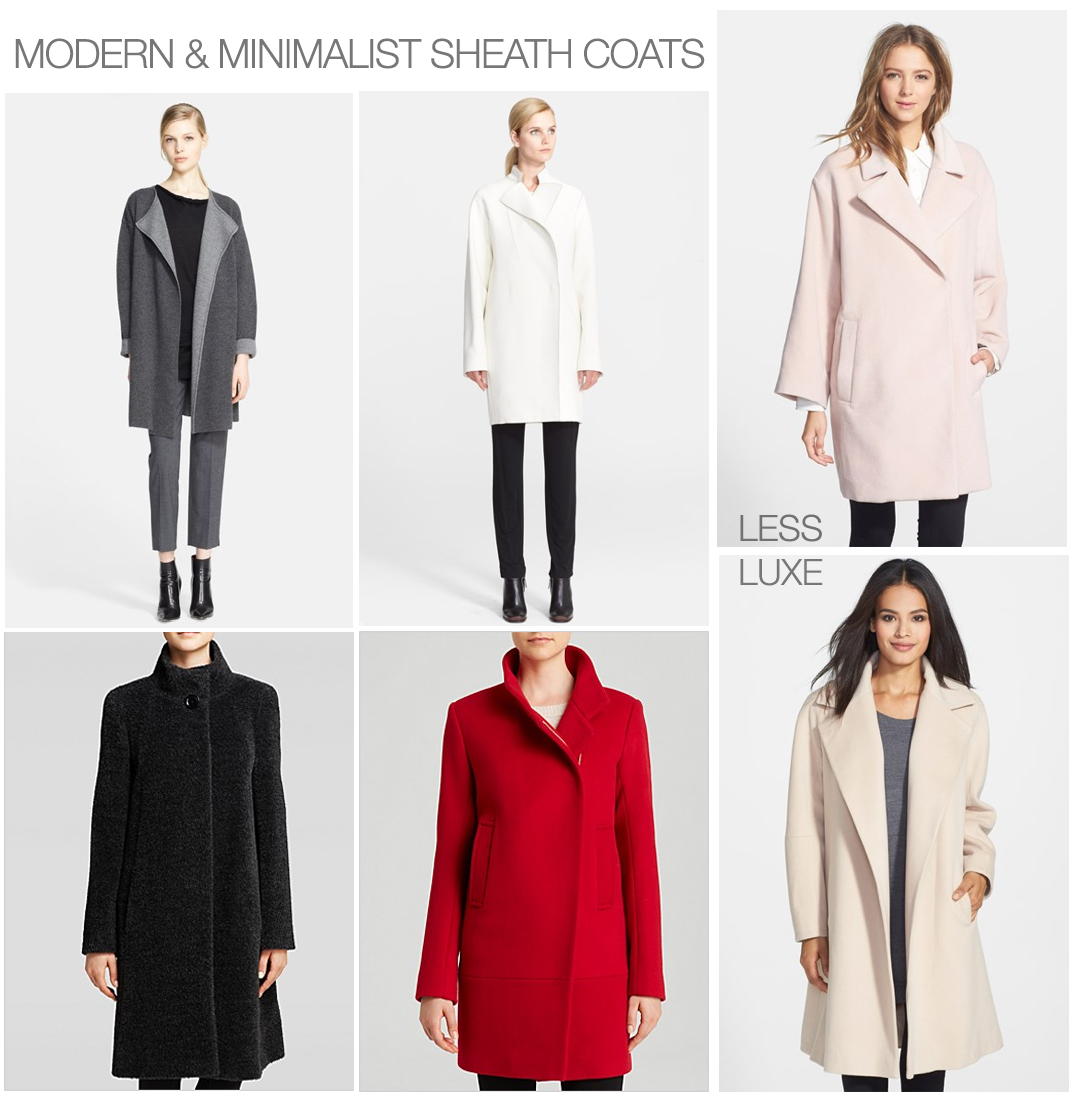 ModernMinimalistSheathCoatsCollage