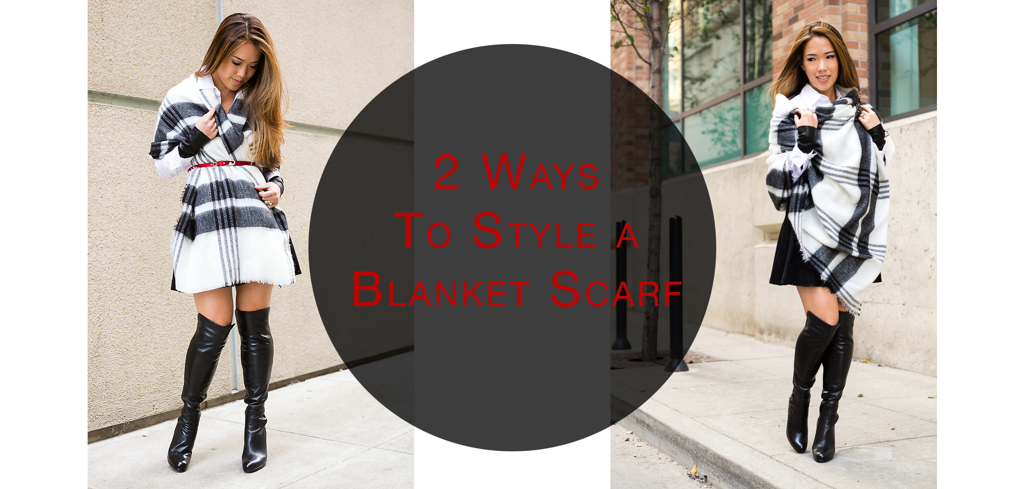 Winter Outfit Ideas For Styling Your Blanket Scarf