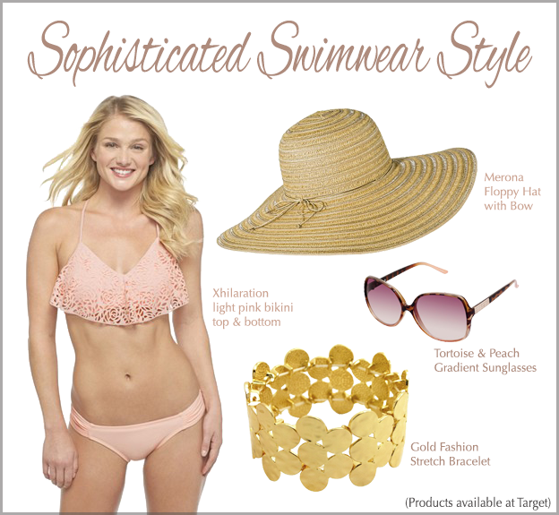 Target Style - Sophisticated Swimwear Look for Less than $50 - Style on a budget!