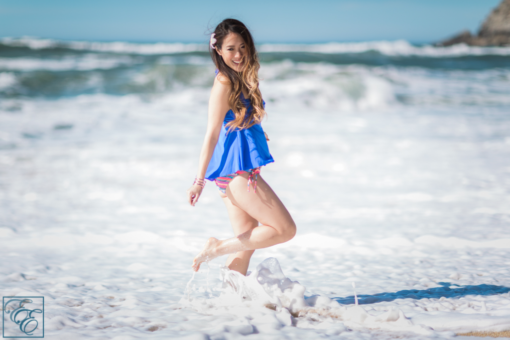 Target blue halter top tankini and bikini bottom