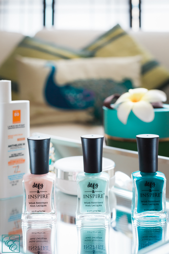 Target Defy & Inspire nail lacquer: The Right Reason, Paradise Island, and Make It Work