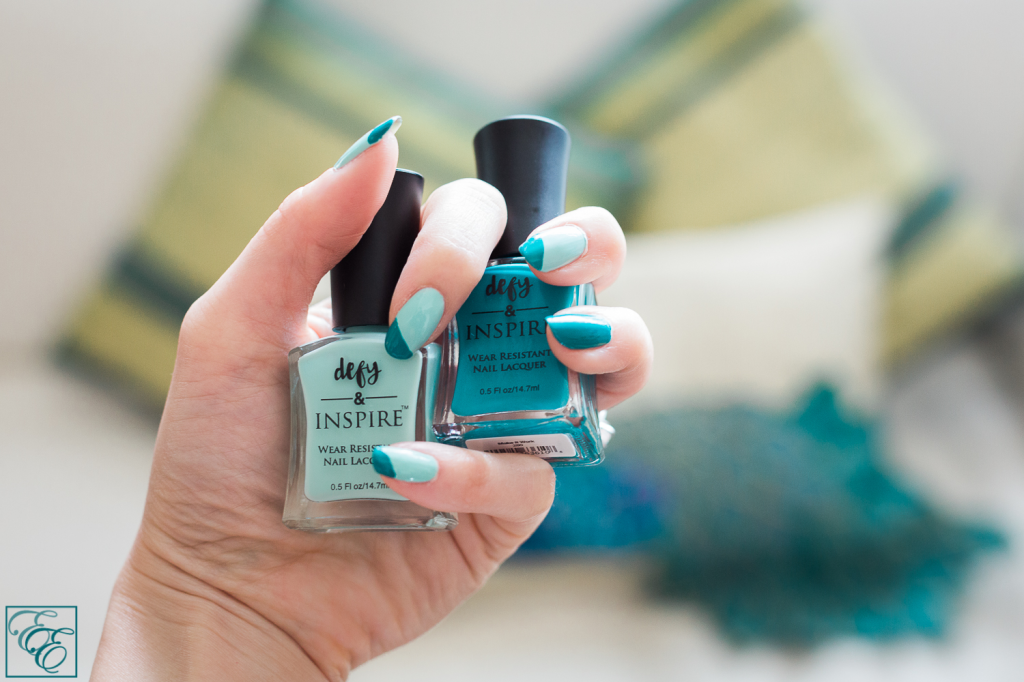 Target Defy & Inspire nail lacquer: "Paradise Island" and "Make It Work"